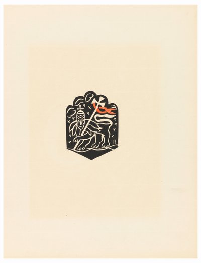 Impresión, viñeta, placa X, Etiopía, cili Christos, Madonna y santos, como los vi en las iluminaciones de antiguos códices etíopes, Portafolio, 1920 de Unbekannt
