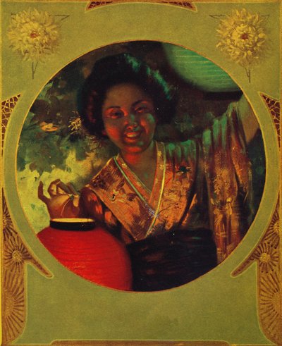 Impreso con Shackells Bi-Color Lake & Blue, 1907 de Unbekannt
