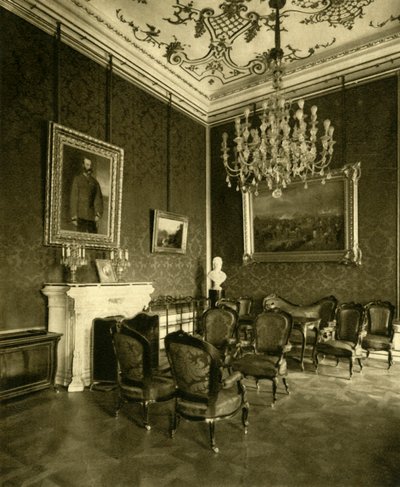 Oficina privada del Emperador Francisco José I en el Hofburg, Viena, Austria, c1935 de Unbekannt