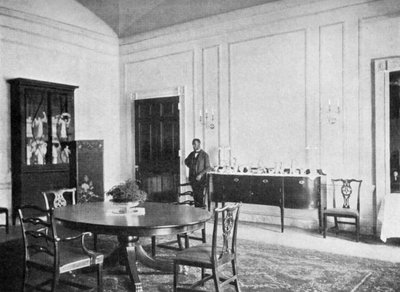 Comedor privado en la Casa Blanca, Washington DC, EE.UU., 1908 de Unbekannt