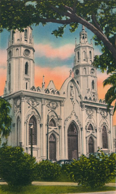 Procathedral de San Nicolás de Tolentino, Barranquilla, c1940s de Unbekannt
