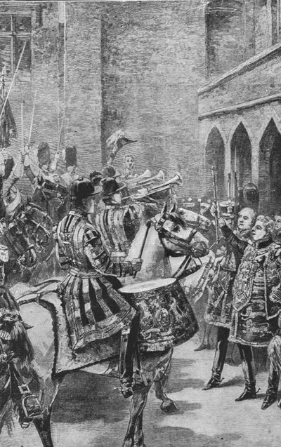 Proclamación de la Reina Victoria en el Palacio de St. James, 31 de junio de 1837 de Unbekannt