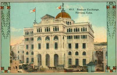 Bolsa de Comercio, La Habana, Cuba de Unbekannt