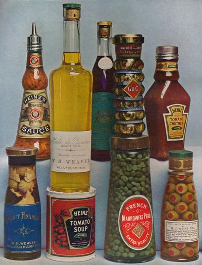 Etiquetas de productos, 1909 de Unbekannt