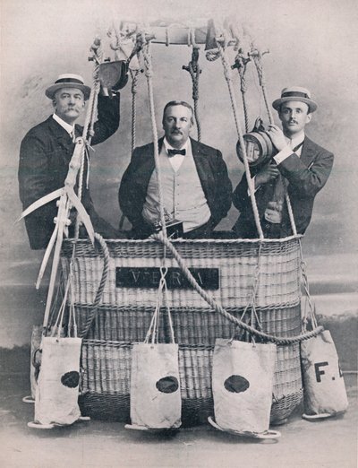 Profesor Huntingdon, Sr. Frank Hedges Butler y el Hon. C. S. Rolls, 1906 de Unbekannt