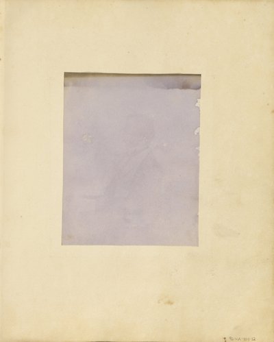 Retrato de perfil de un hombre sentado de Unbekannt