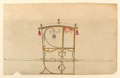 Proyecto para una silla de manos de Unbekannt