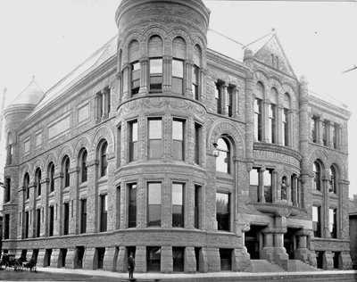 Edificio de la Biblioteca Pública, Minneapolis, Minnesota, EE.UU., c. 1900 de Unbekannt