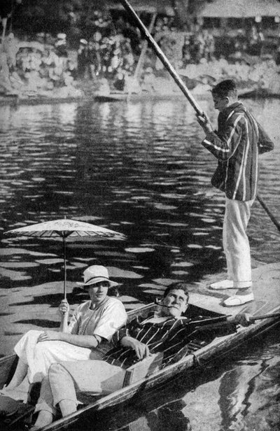 Paseo en bote en el Támesis, c1922 de Unbekannt