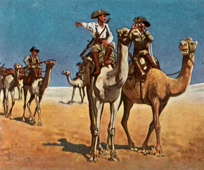 Persiguiendo a los Simon-Copper-Hottentotts en el desierto de Kalahari, 16 de marzo de 1908, 1936 de Unbekannt