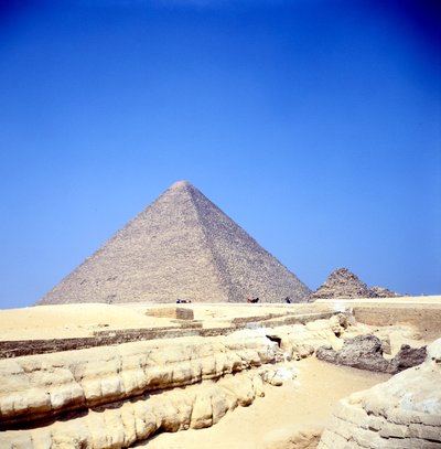 Pirámide en Giza, Egipto, Reino Antiguo, c26 siglo a.C. de Unbekannt