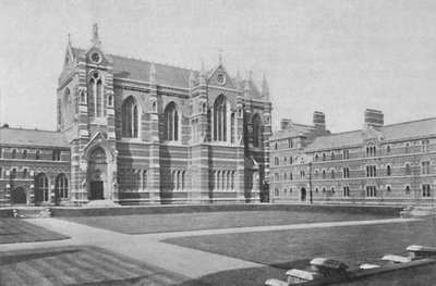 Cuadrángulo, Keble College, Oxford, 1904 de Unbekannt