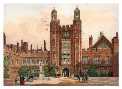 Patio de Eton College, 1880 de Unbekannt