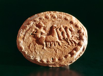 Cuadriga, Kerkouane, Túnez, siglo III a.C. de Unbekannt