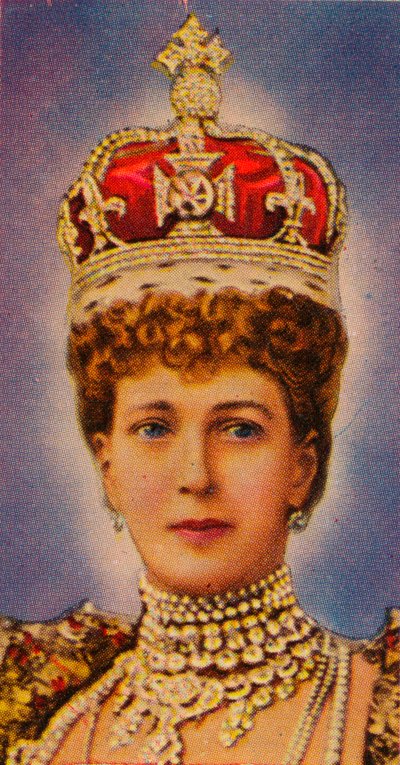 Reina Alejandra, consorte del Rey Eduardo VII, en su coronación, 1902 de Unbekannt