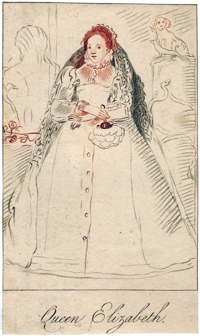 Reina Isabel I de Inglaterra, 1533-1603 de Unbekannt