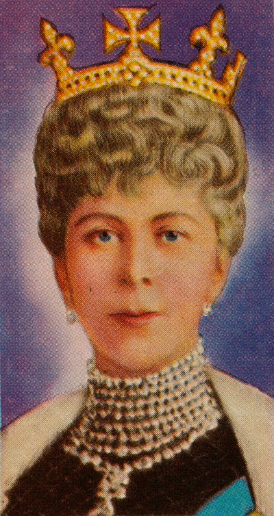 Reina María, consorte del Rey Jorge V, en su primera Apertura Estatal del Parlamento, 1911 de Unbekannt