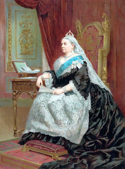 Reina Victoria 1819-1901 en el momento de su Jubileo de Oro, 1887 de Unbekannt