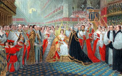Coronación de la Reina Victoria, 1837 1887 de Unbekannt