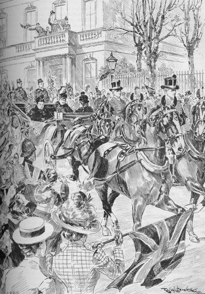 Última visita de la Reina Victoria a Londres, marzo de 1900, 1906 de Unbekannt