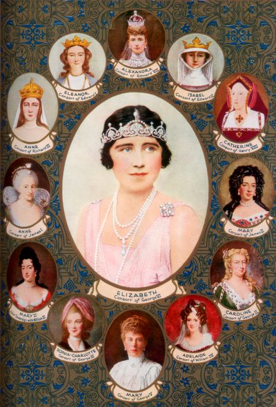 Reinas consortes coronadas en la Abadía de Westminster, 1937 de Unbekannt