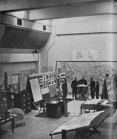 Sala de operaciones del Comando de Bombarderos de la RAF, 1941 de Unbekannt
