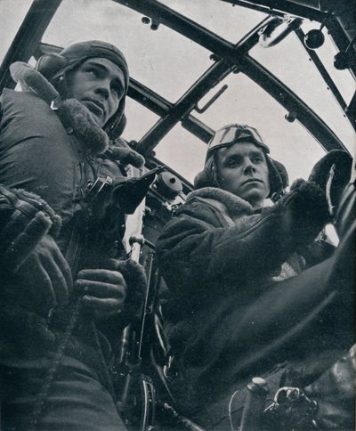 Piloto de bombardero de la RAF y segundo piloto, 1941 de Unbekannt