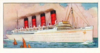 R.M.S. Mauretania, 1937 de Unbekannt