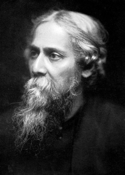 Rabindranath Tagore 1861-1941, filósofo y poeta indio, c1930-1941 de Unbekannt