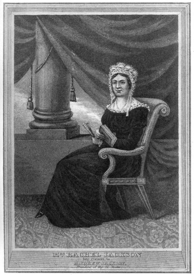 Rachel Jackson 1767-1828, Primera Dama, siglo XIX 1908 de Unbekannt