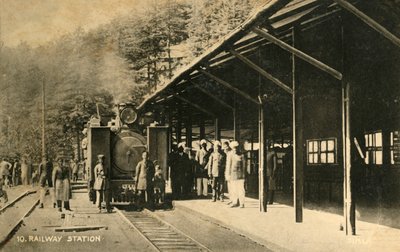 Estación de tren, c. 1918-c. 1939 de Unbekannt