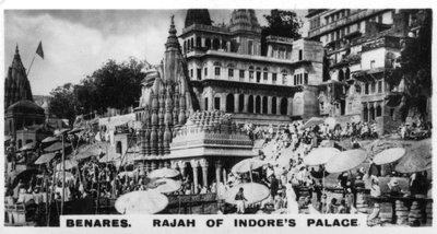 Palacio del Rajá de Indore, Benarés, India, c1925 de Unbekannt
