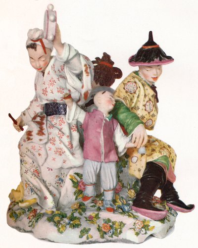 Grupo Chelsea Raro y Excepcionalmente Grande e Importante del Período del Ancla Roja, C1752. 1923 de Unbekannt