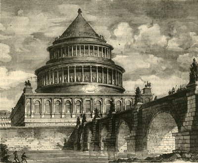 Reconstrucción del Mausoleo de Adriano, ahora el Castillo de Sant