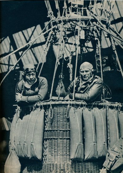 Listo para probar instrumentos para el intento de récord de altura en 1935 c. 1937 de Unbekannt