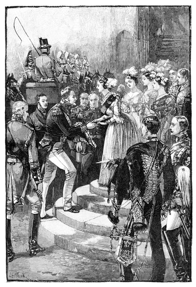 Recepción de Luis Felipe en el Castillo de Windsor, 1844, 1900 de Unbekannt