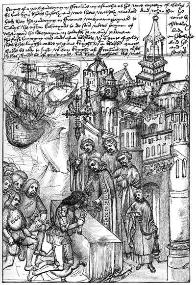 Recepción de Richard de Beauchamp, Conde de Warwick, siglo XV de Unbekannt