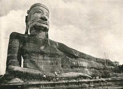 Buda reclinado, Wingaba, Rangún, 1900 de Unbekannt