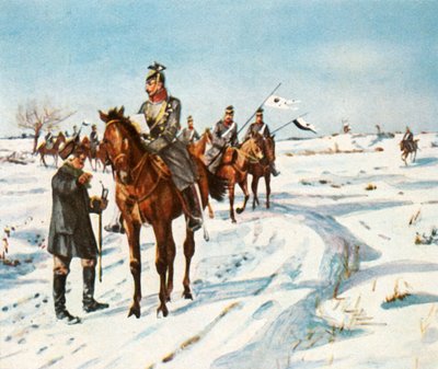 Jinetes de reconocimiento, 1870-71, 1936 de Unbekannt