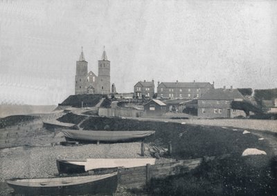 Reculver - El pueblo y las torres de Reculver, 1895 de Unbekannt
