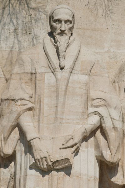 Monumento a la Reforma en Ginebra, Juan Calvino de Unbekannt