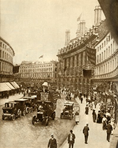 Regent Street, Londres, 1912, 1935 de Unbekannt