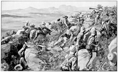 Alivio de Ladysmith - el último asalto en la colina Hlangwane, 19 de febrero de 1900 de Unbekannt