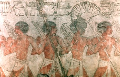 Relieve con Soldados, Templo de Hatshepsut de Unbekannt