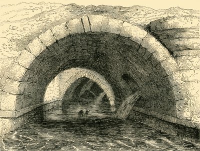 Restos del Puente Old Holborn, c1872 de Unbekannt
