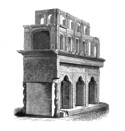 Restos del Santuario de Eduardo el Confesor, Abadía de Westminster, 1845 de Unbekannt