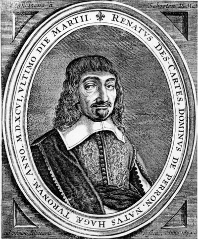 René Descartes, filósofo y matemático francés, 1672 de Unbekannt