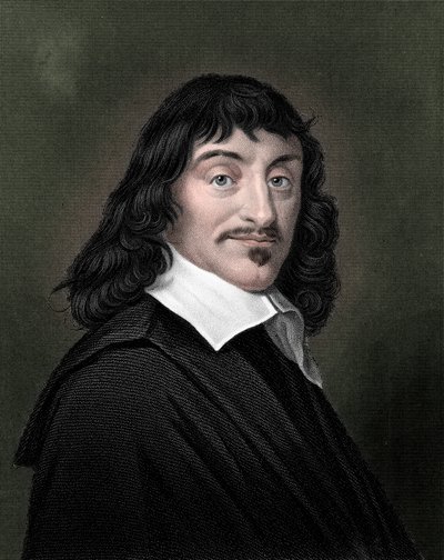 René Descartes, filósofo y matemático francés, 1835 de Unbekannt