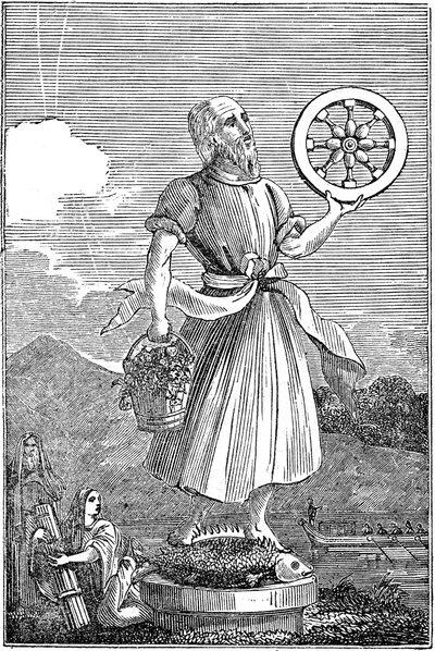 Representación de Crodon, 1834 de Unbekannt