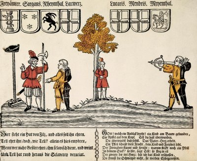 Representación de Guillermo Tell de Unbekannt